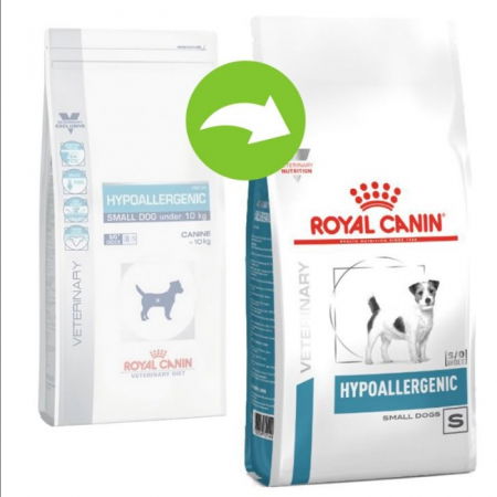 Diete veterinare caini - Royal Canin Hypoallergenic Small Dog 3.5 Kg - Hrana uscata