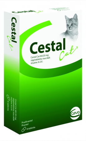 Deparazitare interna - Cestal Cat Flavour pentru pisici - 2 comprimate
