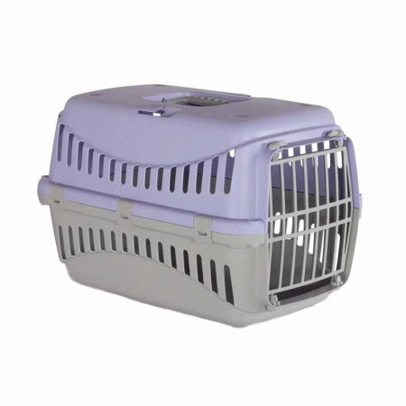 Custi transport - Caini - Cusca transport animale MPB GIPSY S, 46x31x32 cm, usa plastic, Lila