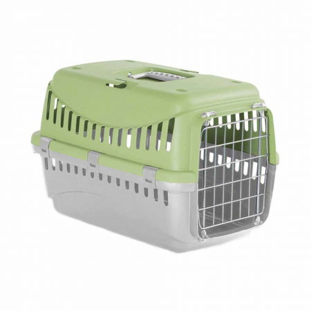 Custi transport - Caini - Cusca transport animale MPB GIPSY L, 58x38x38 cm, usa metal, verde