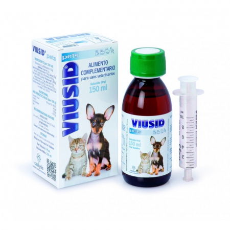Suplimente nutritive, vitamine - VIUSID PETS pentru caini si pisici - 150 ml