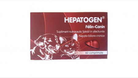 Afectiuni Hepatice - Hepatogen Felin - Canin x 60 comprimate