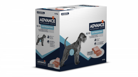 Diete veterinare caini - Hrana umeda caini Advance Gastroenteric - plic 8x150 g