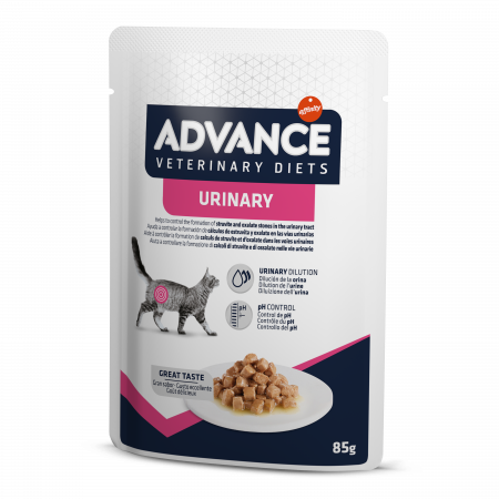 Diete veterinare pisici - Hrana umeda pisici Advance Urinary - plic 1x85 g