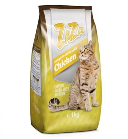 Hrana Uscata Pisici - Hrana Uscata Completa pentru Pisici adulte, Zaza, Pui, 1 kg
