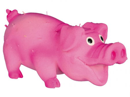 Jucarii caini - Jucarie Porc Latex cu Tepi 10 cm cu Sunet