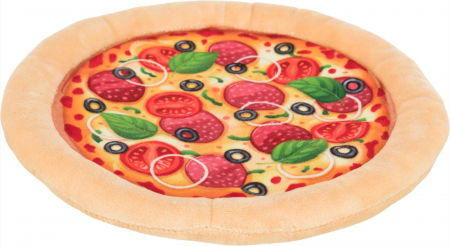 Jucarii caini - Jucarie Pizza Plush, 26cm