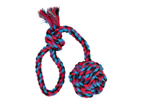 Jucarii caini - Jucarie Minge Din Sfoara 5.5 cm/30 cm
