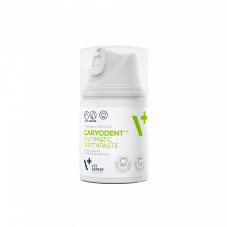 Igiena Catel - Pastă de dinți enzimatică pentru câini și pisici, CARYODENT VET EXPERT, gel, 50ml