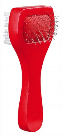 Perii si descalcitoare caini - Perie Tesala pentru Caini si Pisici 6x13 cm Dubla