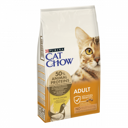 Hrana Uscata Pisici - Purina Cat Chow Pisica Adult cu Pui - 15 kg