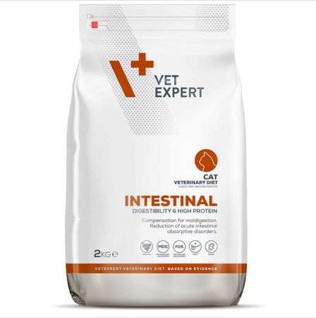 Hrana Uscata Pisici - 4T Veterinary Diet Intestinal Cat VetExpert, 2 kg