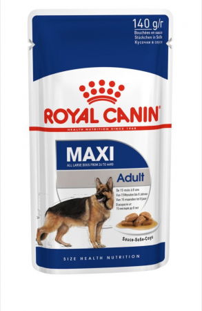 Hrana Umeda Caini - Royal Canin Maxi Adult hrana umeda caine (in sos), 140 g