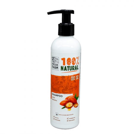 Sampoane si Balsamuri - Sampon pentru caini si pisici, Sampon Fresh Farm cu ulei de argan 250ml