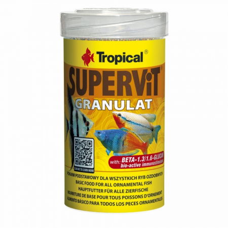 Hrana Pesti - SUPERVIT granulat, Tropical Fish, 100ml, 55g