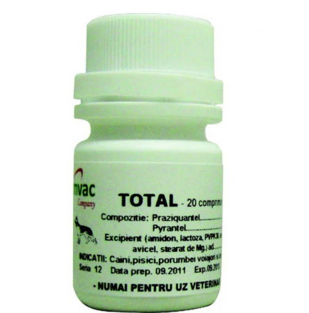 Deparazitare interna - Total, 20 comprimate