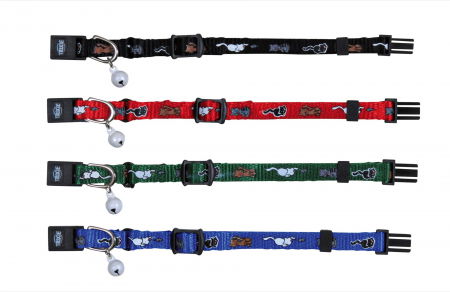 Lese, Hamuri si Zgarzi - Zgarda reglabila Pisici cu Clopotel