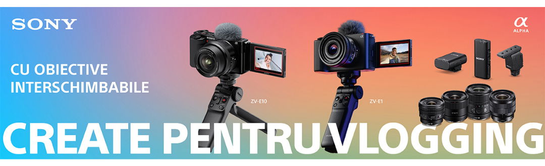 Descopera camerele dedicate pentru vlogging >>