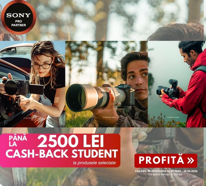 SONY Cashback Studenți MOBILE