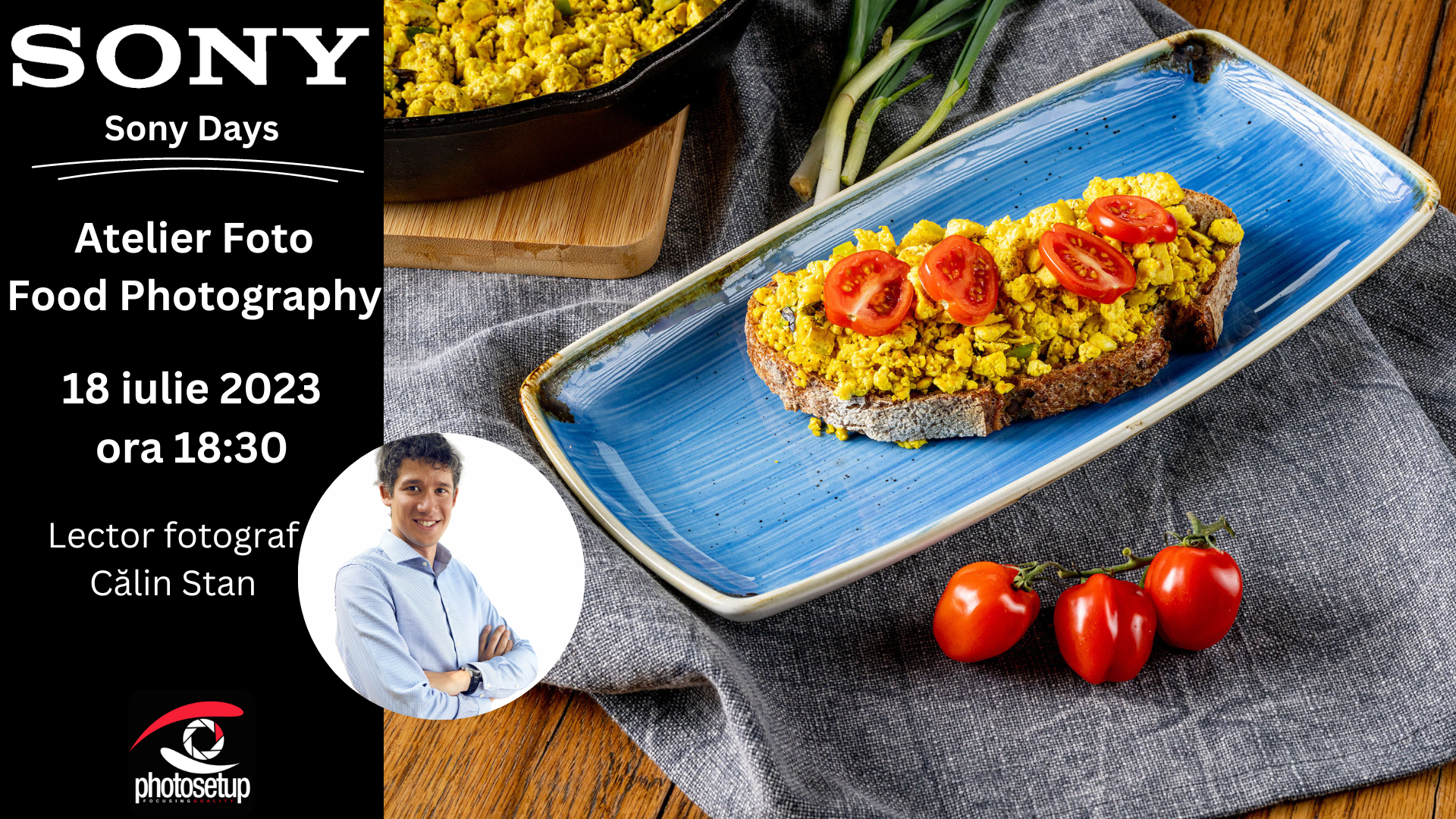 Zilele Sony: Atelier foto Food Photography