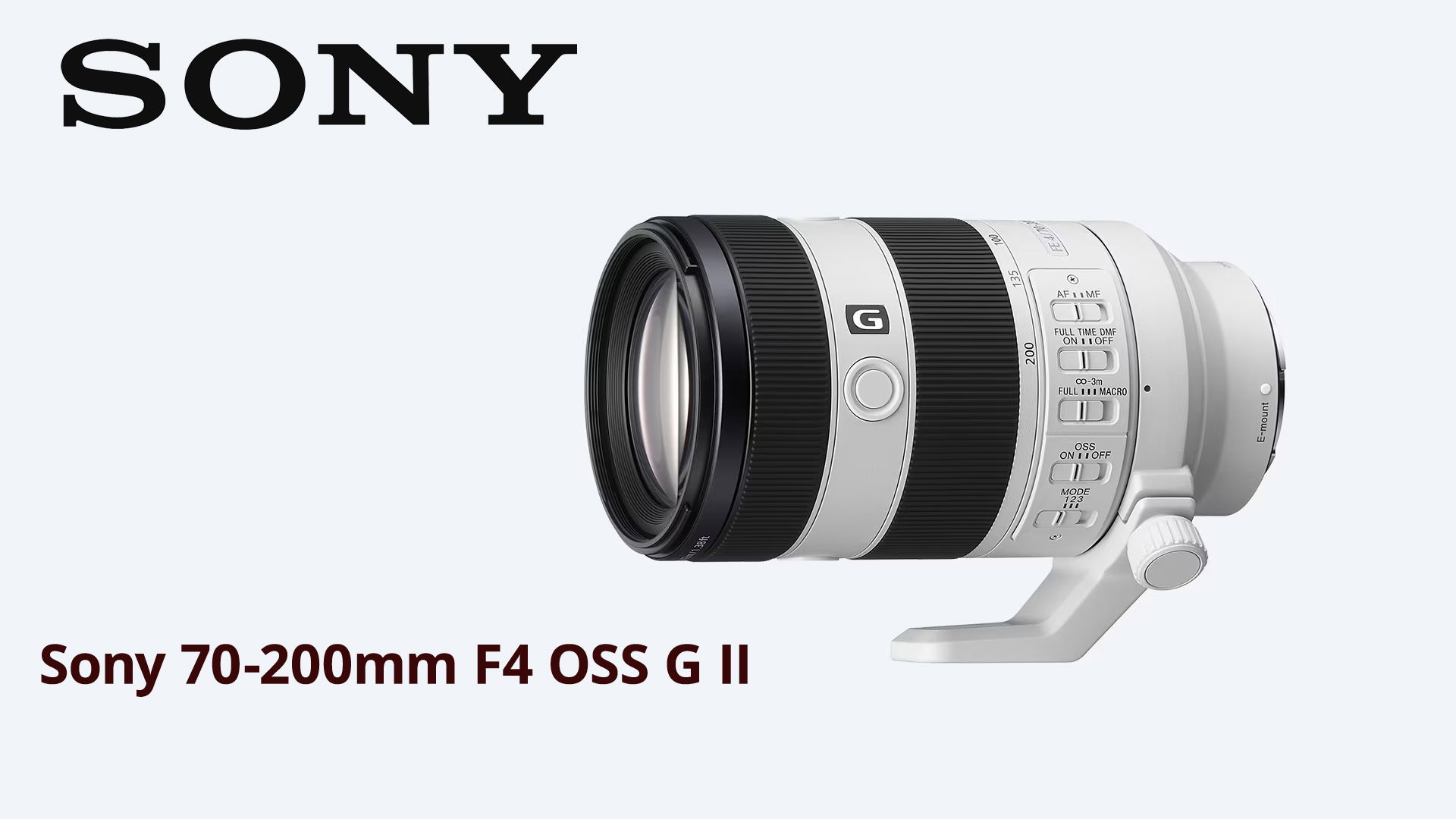  Sony lanseaza noul obiectiv FE 70-200MM F4 G OSS II Macro