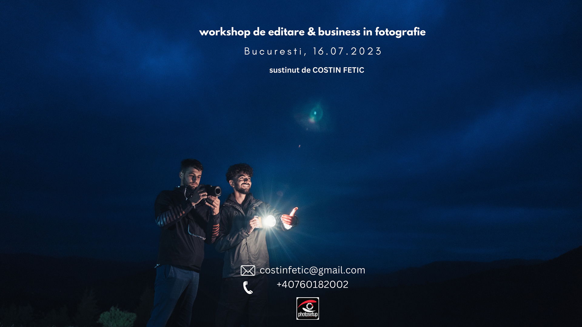 Curs de editare si business in fotografie cu Costin Fetic