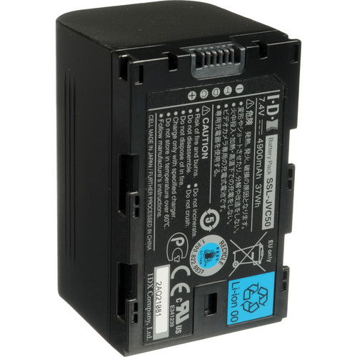 IDX-SSL-JVC50 acumulator original JVC Camcorder video 4900 mAh, Negru [1]