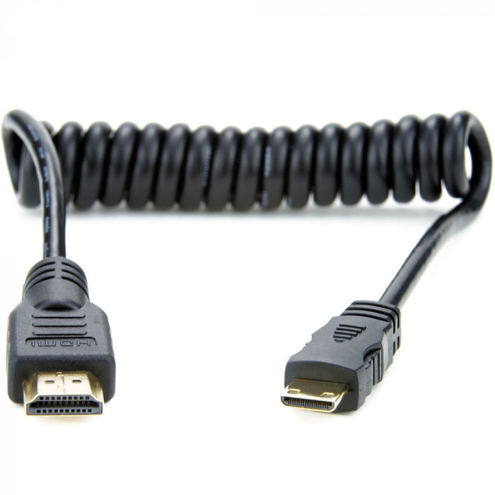 Atomos cablu HDMI Mini- Hdmi Mare 30cm Spiralat [1]