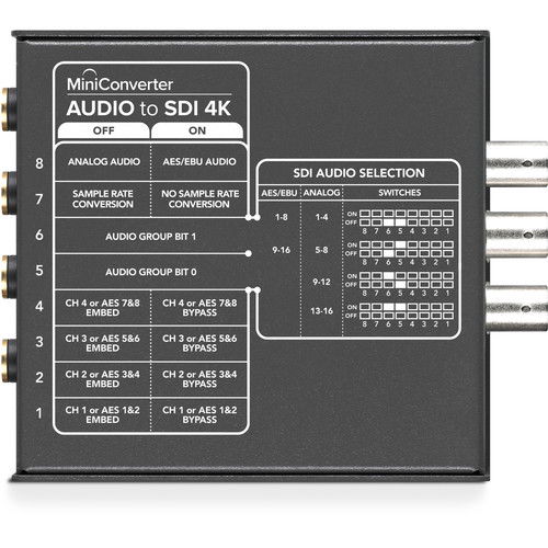Blackmagic, Design, Mini, Convertor, Audio, la, SDI, 4K [3]