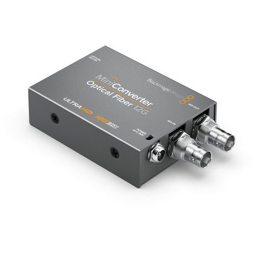 Blackmagic Design Mini Convertor fibra optica 12G-SDI cu alimentare [2]
