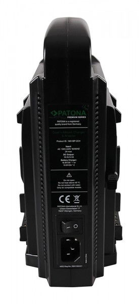 Patona Incarcator Dual V-Mount Sony cu 4-pin XLR [4]
