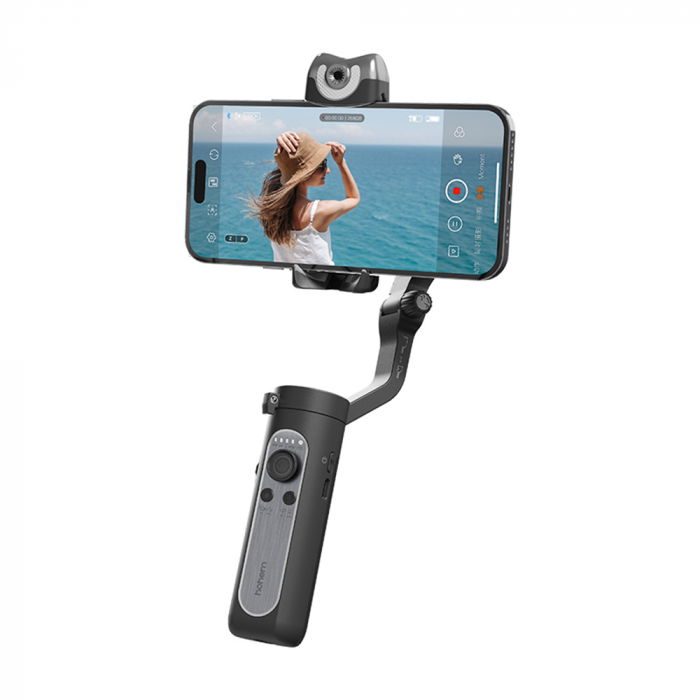 Hohem iSteady V2s Stabilizator smartphone cu Senzor AI si LED incorporat [1]