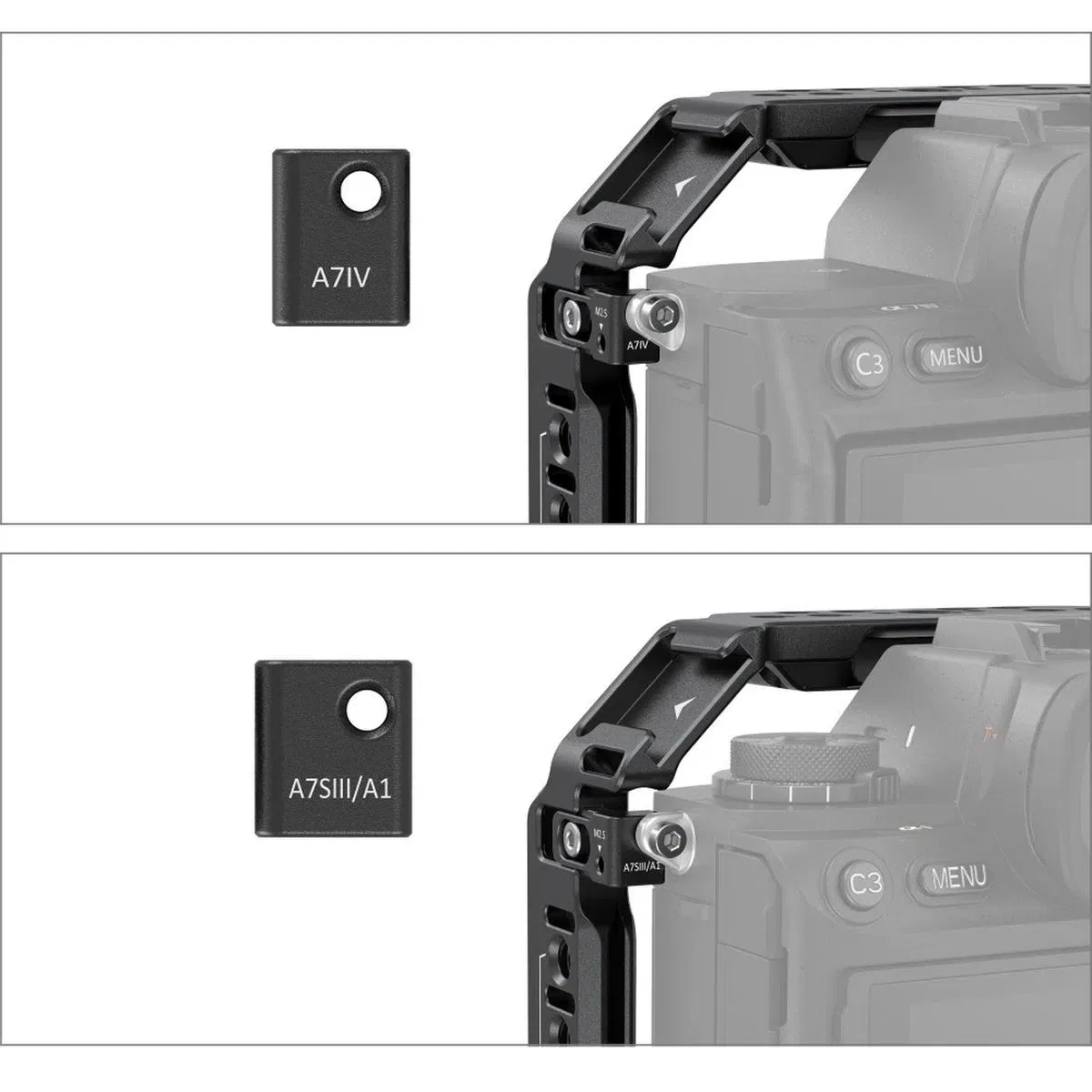 SmallRig 3667 Full Cage pentru Sony Alpha 7 IV/Alpha 7S III/Alpha 1Alpha 7R V [4]
