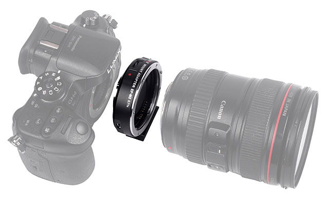Viltrox EF-M2 II 0.71x SpeedBooster Adaptor Canon EF-Mount la MFT [3]