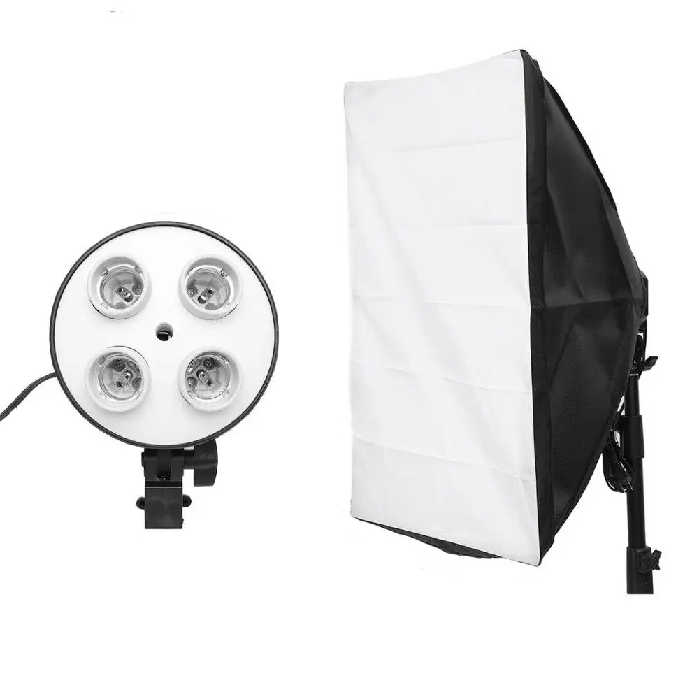 Kit lumini E27 85W x 8 cu softbox 60 x 80 cm si stativ [6]