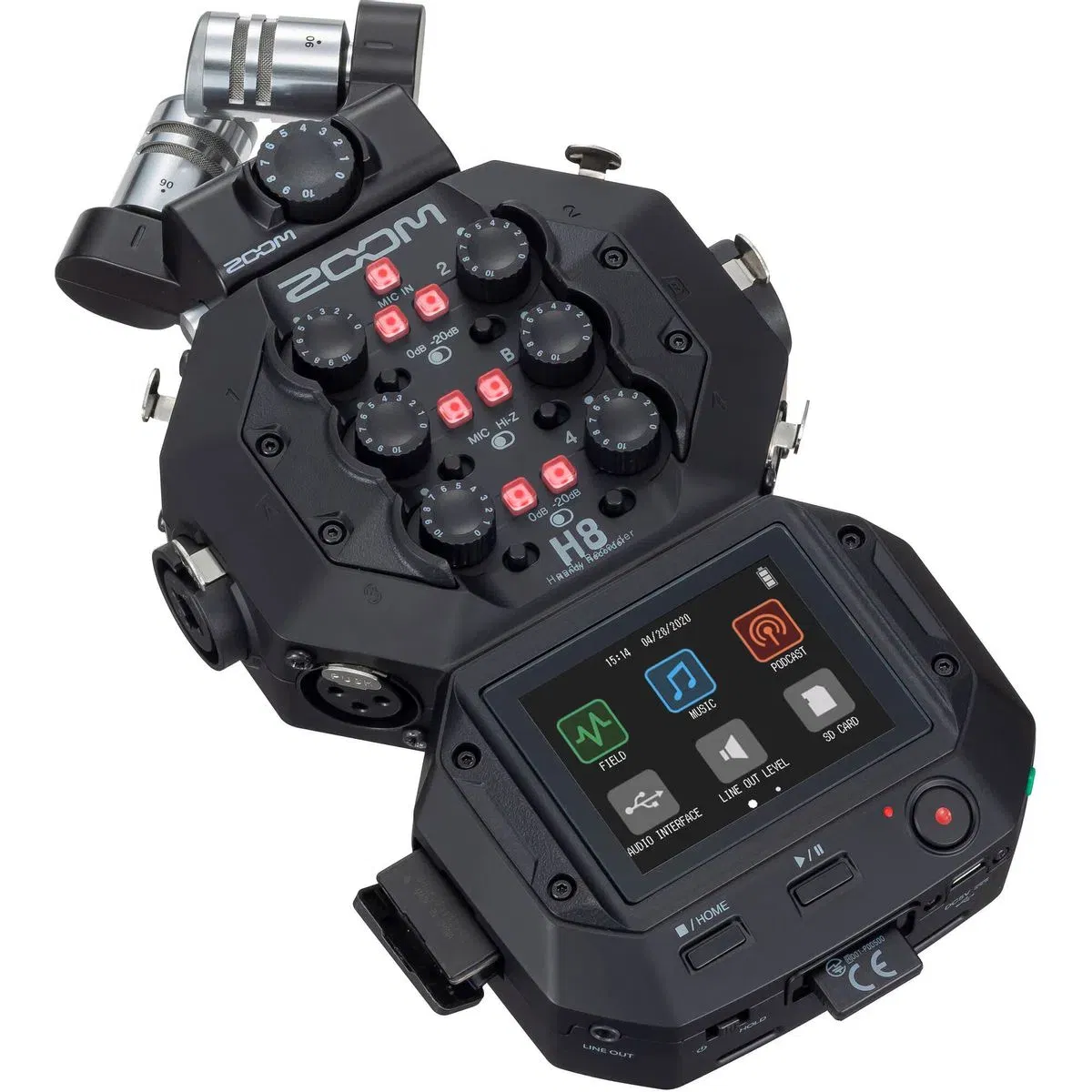 ZOOM H8 Recorder Audio XLR 12 Canale cu interfata touchscreen [6]