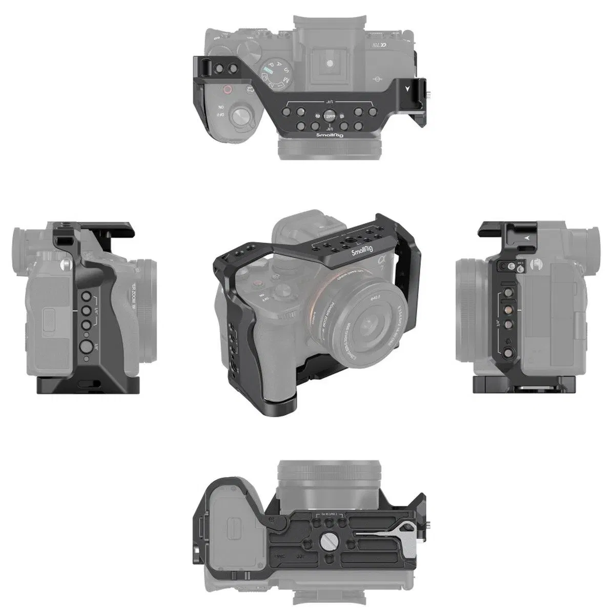 SmallRig 3667 Full Cage pentru Sony Alpha 7 IV/Alpha 7S III/Alpha 1Alpha 7R V [5]
