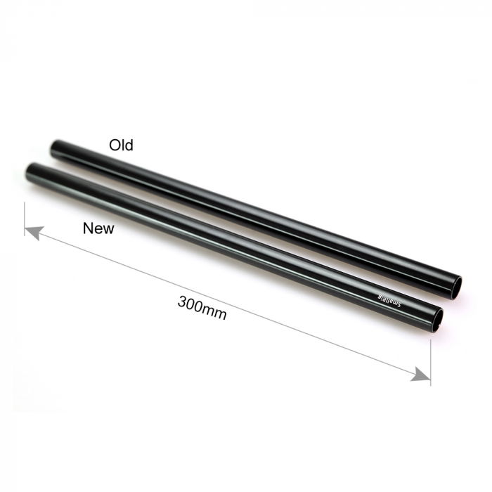 SmallRig 2 buc tije din aliaj de aluminiu negru de 15 mm (M12-30cm) 12 inch 1053 [6]