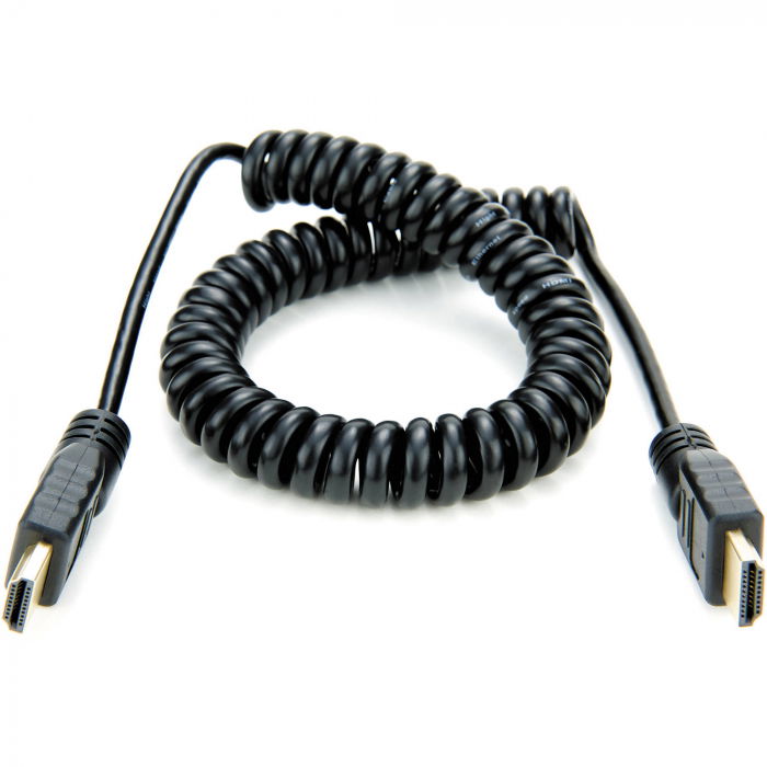 Atomos Cablu HDMI Mare- HDMI Mare 30cm Spiralat [1]