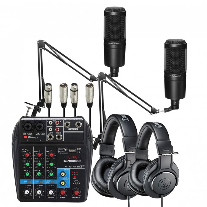 Audio-Technica NwPRO Kit de Podcast 2 persoane [1]