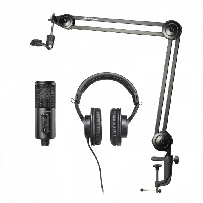 Audio-Technica Creator Pack + KIT LED cu softbox si stative [1]