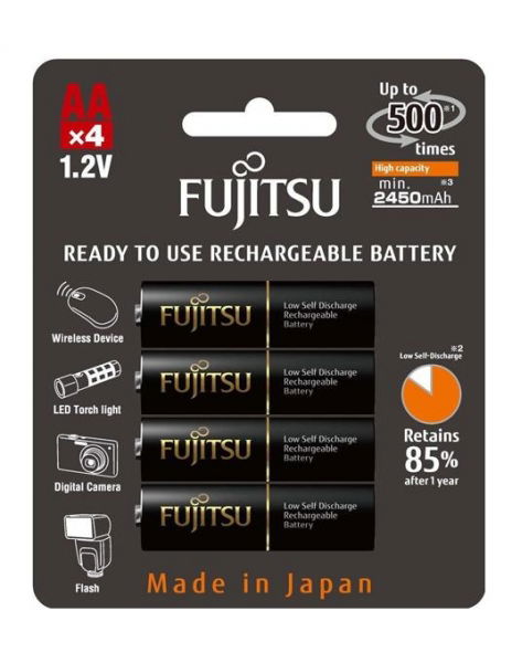 Fujitsu Acumulator Black PRO 4x AA 2450MA [1]