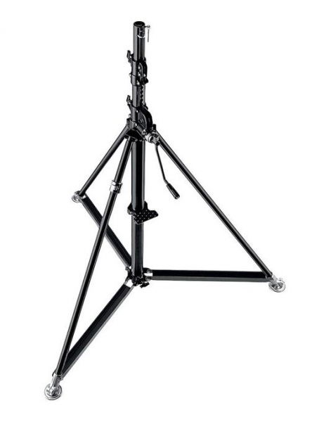 Manfrotto Black Stainless Steel Super Wind Up Stand 387XBU [1]