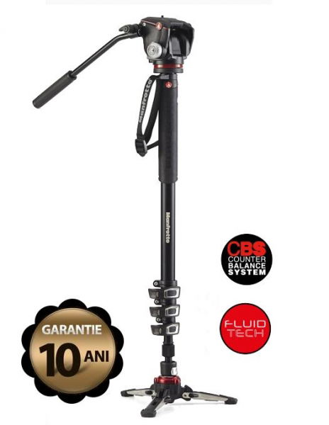 Manfrotto Monopied video fluid dedicat Mirrorless [1]