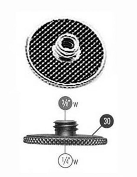 Manfrotto adaptor 1/4 in 3/8 [2]
