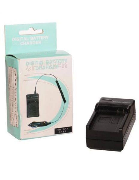 Digital Power Incarcator priza + Bricheta auto compatibil Canon LP-E8 [1]