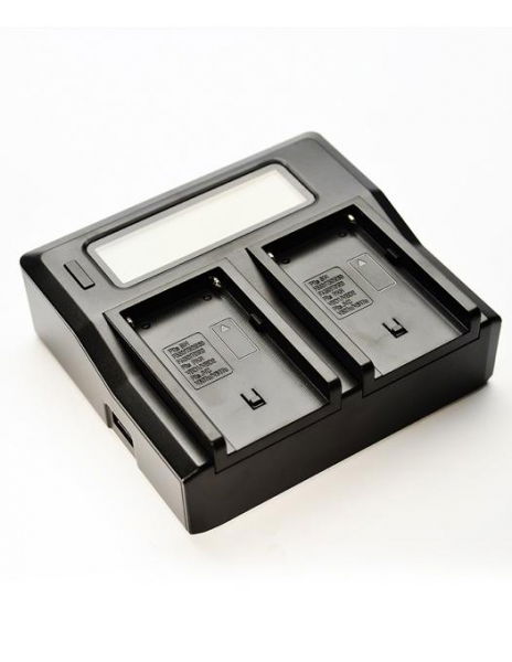Digital Power Incarcator dual LCD compatibil Acumulator JVC - SSL-JVC50/70DP [2]