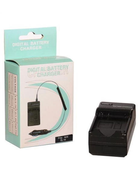 Digital Power Incarcator priza si bricheta auto compatibil Nikon EN-EL14 [1]