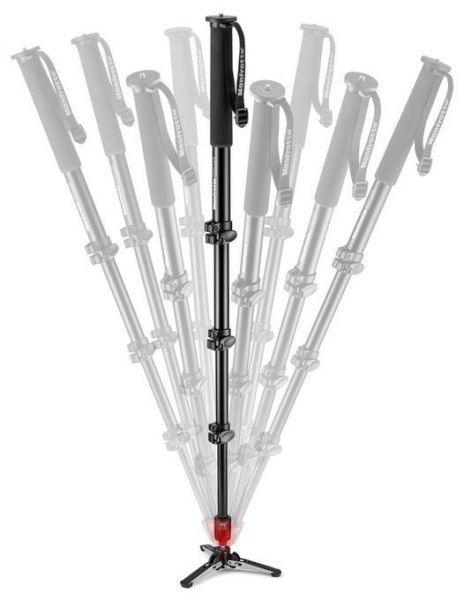 Manfrotto MVMXPROA4 Monopied video fluid [3]