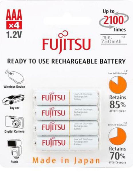 Fujitsu Acumulator whitePRO 4x AAA 2450MA [1]